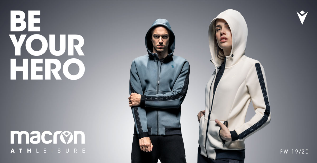 Macron Athleisure e Run&Train, collezioni Fall&Winter 2019-2020